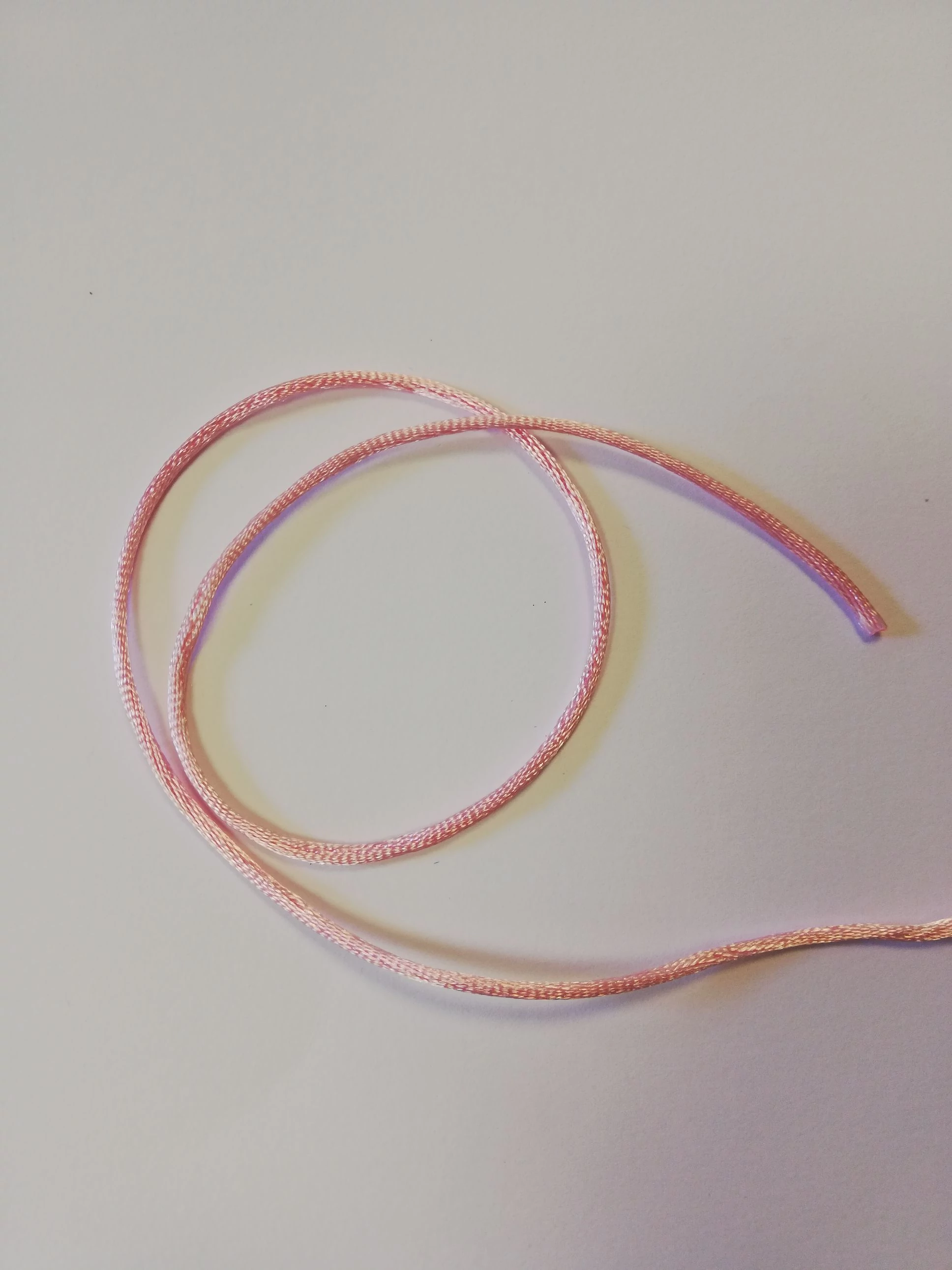 Selyemzsinór 2mm, rózsaszín